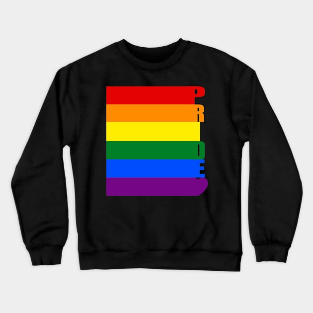 Gay Pride Crewneck Sweatshirt by Dojaja